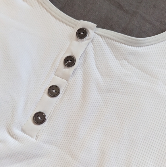 L*Space Float On Ribbed Henley Button One Piece Swimsuit - Picture 11 of 15